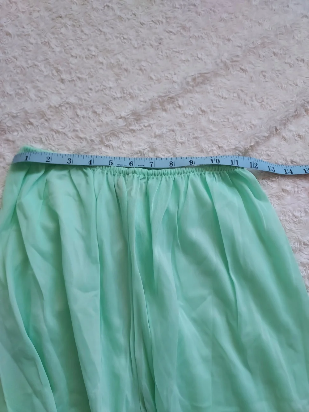 Vintage Sears Mint Green Three-Piece Pajama Robe Set White Piping Size 36 Large
